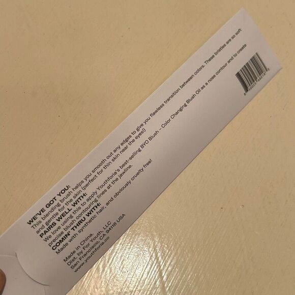 Youthforia 201 Blending Brush Multiuse Eyes Eyeshadow Contour Highlight Blush - Picture 4 of 5